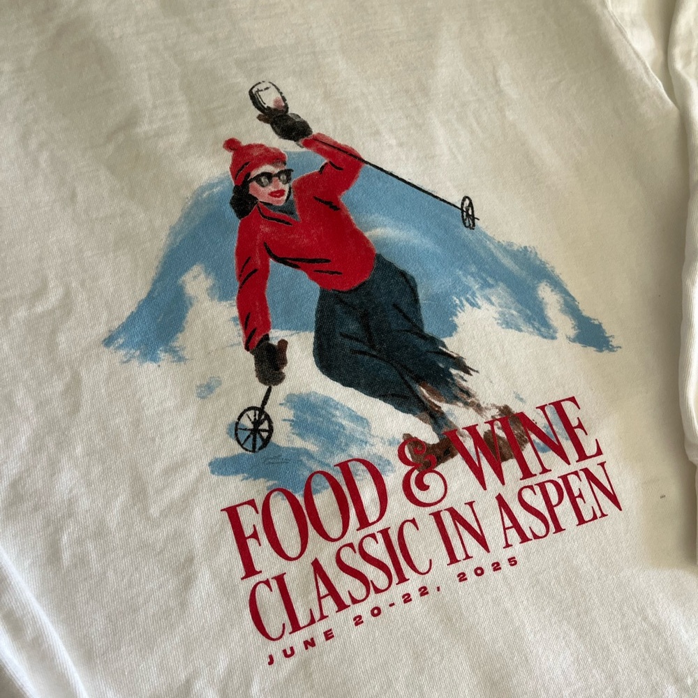 XL 2025 Food & Wine Classic in Aspen Ski Crewneck Sweatshirt